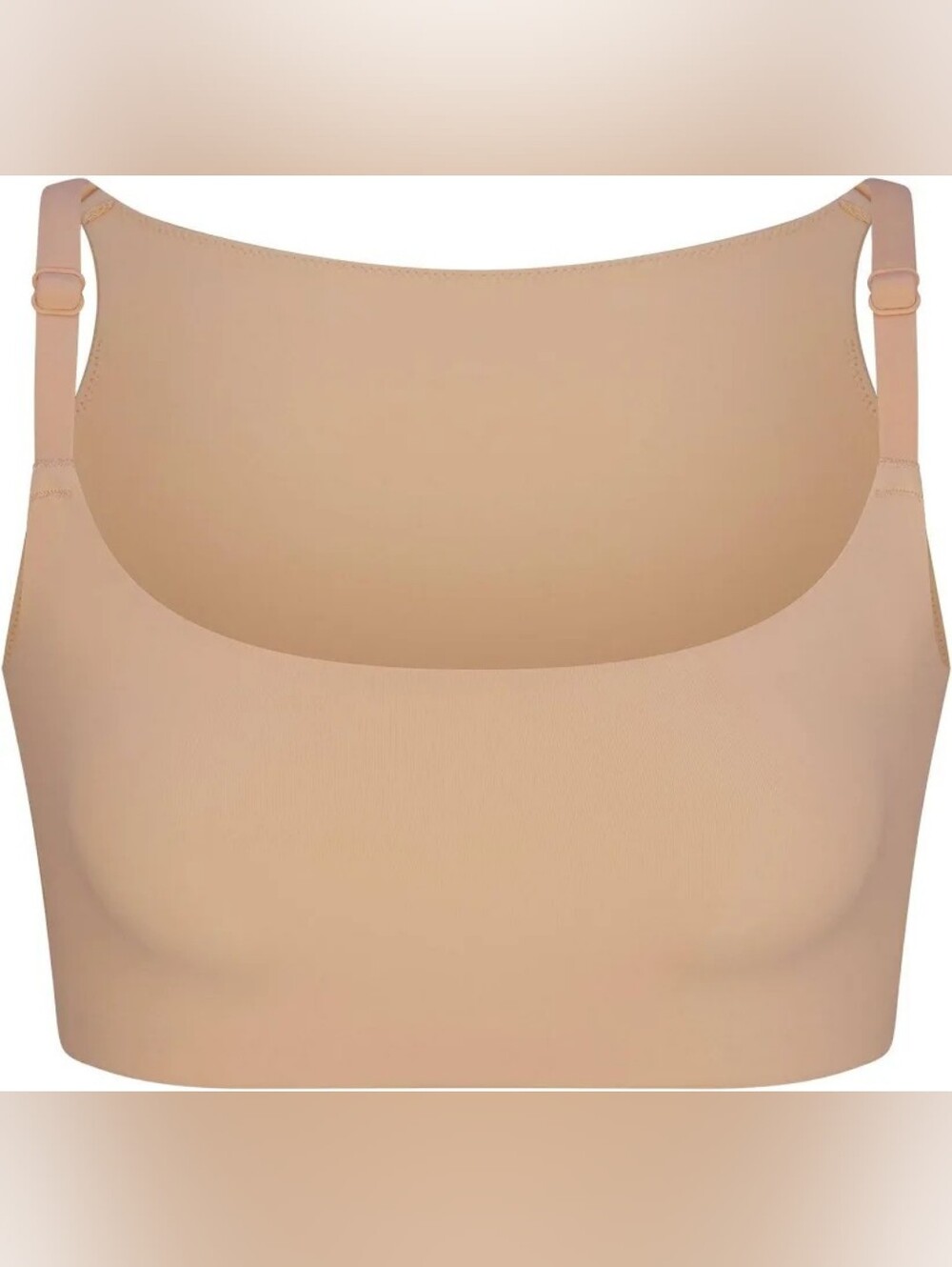 SKIMS Fits Everybody Back Smoothing Scoop Bralette | Clay | M